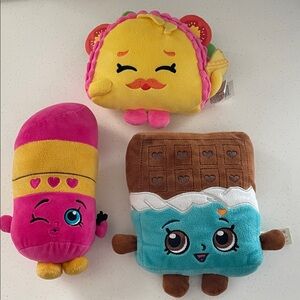 Shopkin Plushy Set of 3